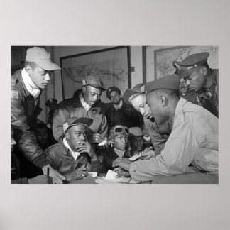 Poster Avion de Tuskegee