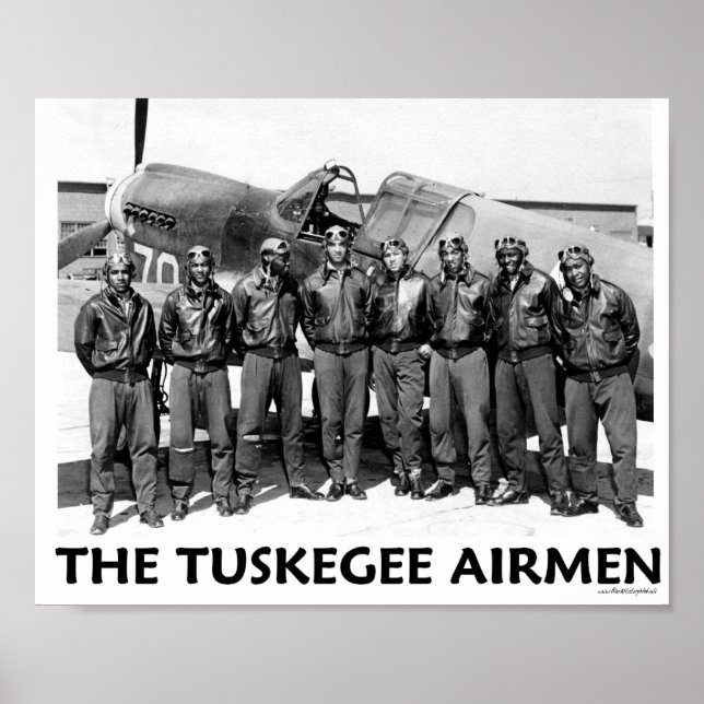 Poster Avion de Tuskegee (Devant)