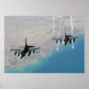 Poster Avion F-16C Fighting Falcon