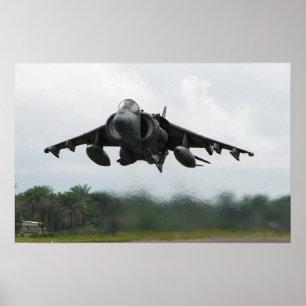 Poster Avion Harrier II AV-8B