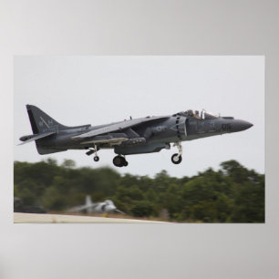 Poster Avion Harrier II AV-8B