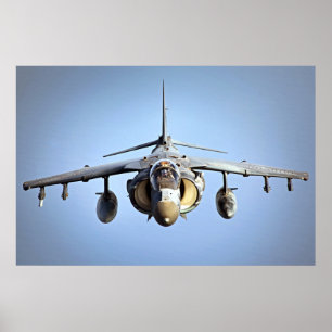 Poster Avion Harrier II AV-8B