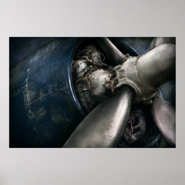 Poster Avion - Pilote - Prop - Vous êtes libre d'aller (Devant)