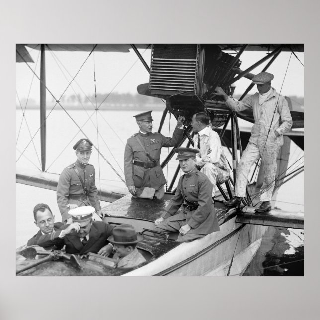 Poster Avion vintage, 1923 (Devant)