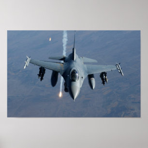 Poster Avions de combat du faucon F-16