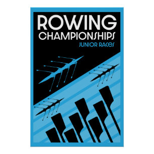 Poster Aviron international junior