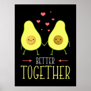 Poster Avocado Mieux Ensemble