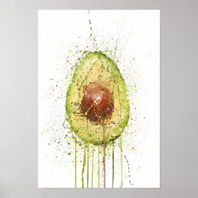 Poster Avocado Vegetable (Devant)