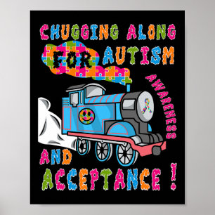 Poster Avocat Acceptation Train Puzzle Cool Autisme Aware