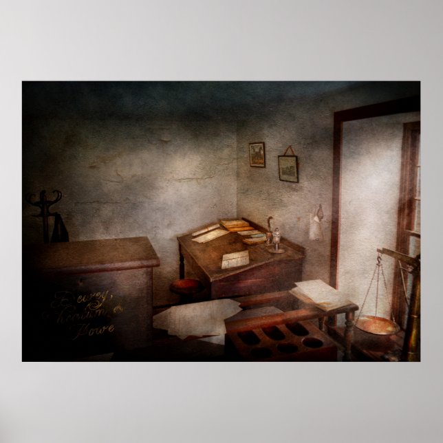 Poster Avocat - Bureau du Droit (Devant)