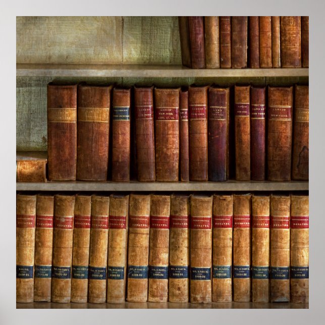 Poster Avocat - Livres - Livres de droit (Devant)