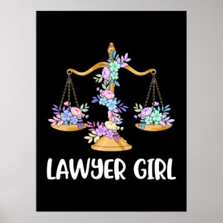 Poster Avocate fille