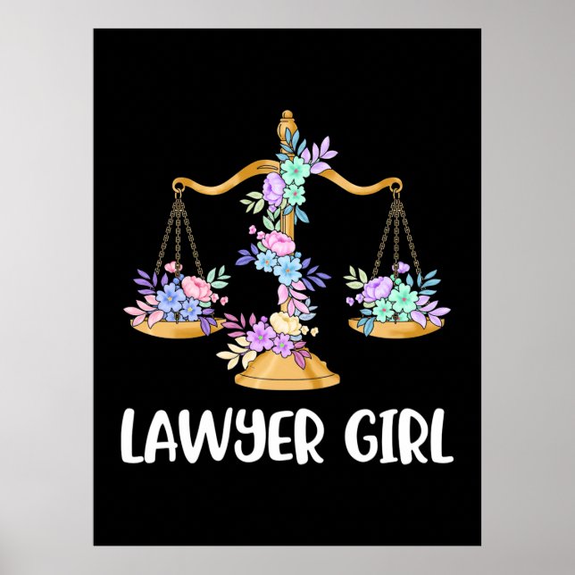 Poster Avocate fille (Devant)