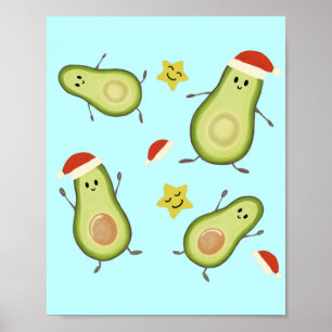 Poster Avocats & Noël