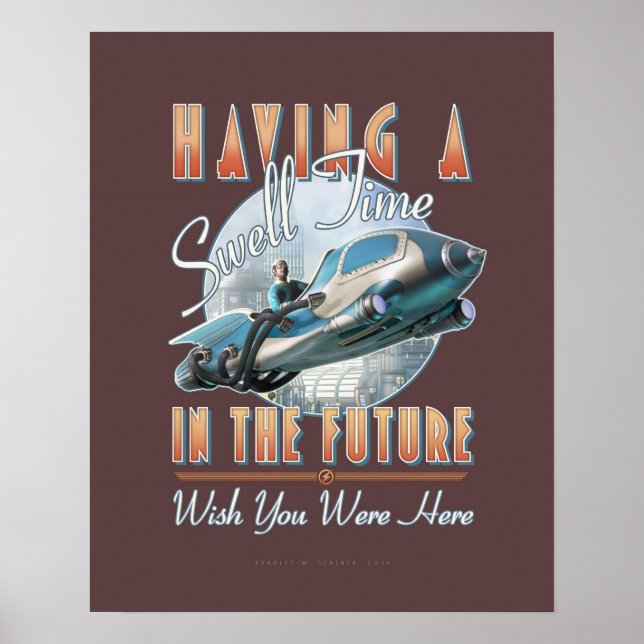 Poster Avoir un temps de houle dans l'avenir (16x20") (Devant)