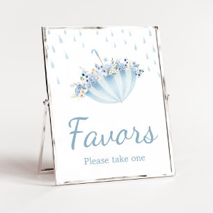 Poster Avril Douche Apporter Mai Fleurs Baby shower Faveu
