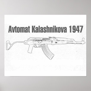 Poster Avtomat Kalashnikova 1947