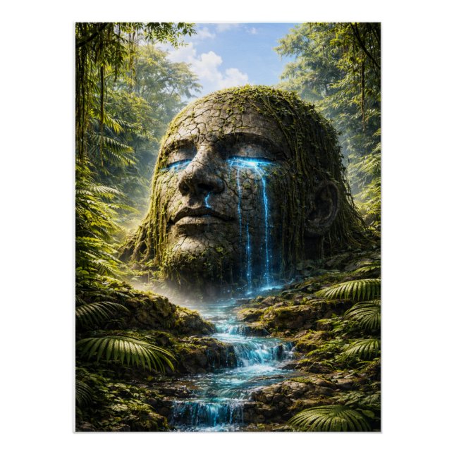 Poster Awakened Forest Guardian – Ancient Nature Spirit (Devant)