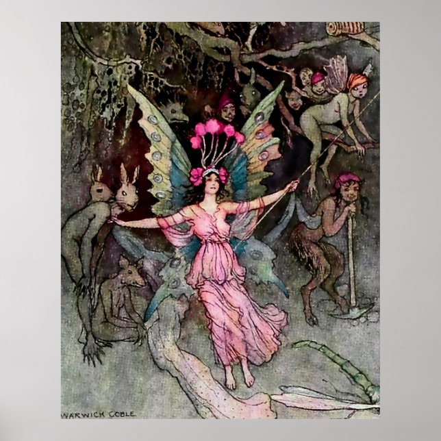 Poster “Away Down Under” by Warwick Goble (Devant)