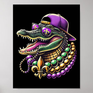 Poster Awesome Apparel Uni-adulte Mardi Gras