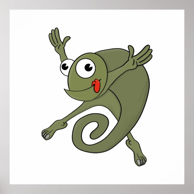 Poster Awesome Chameleon (Devant)