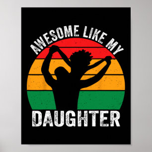 Poster Awesome Comme Ma Fille JunetDix Black Melanin