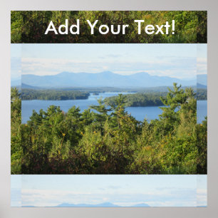 Poster Awesome Lake winnipesaukee View