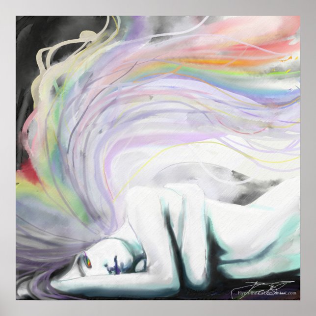 Poster Awoken - Rapunzel Dreaming (Devant)