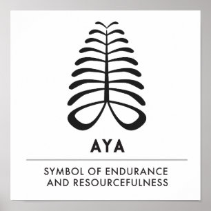 Poster AYA Symbole d'endurance et d'indépendance