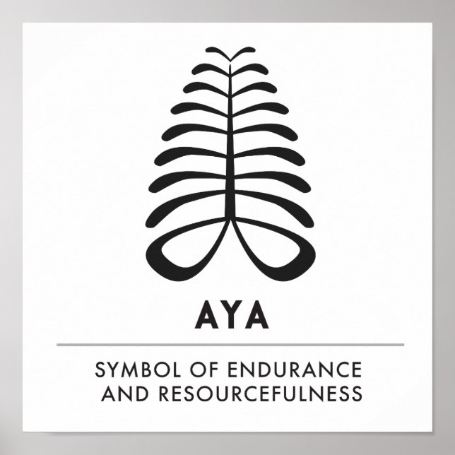 Poster AYA | Symbole d'endurance et d'indépendance (Devant)