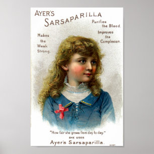 Poster Ayers How Fair She Grows Vintage Advertising