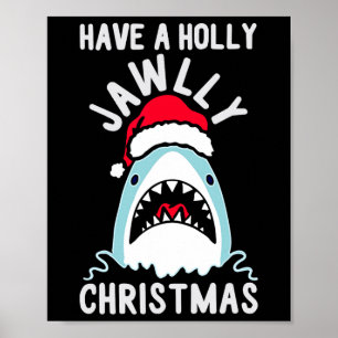 Poster Ayez Une Chemise De Noël Holly Jawly Uni-adultes E