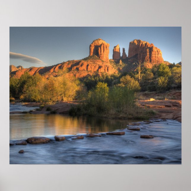 Poster AZ, Arizona, Sedona, Crescent Moon Loon 3 (Devant)
