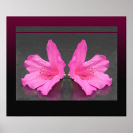 Poster Azalea Mirrored Print -24x20 -autres tailles égale