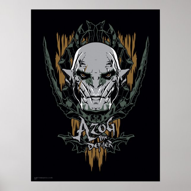 Poster Azog Le Défunt (Devant)