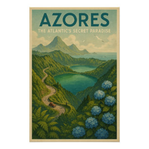 Poster AZORES – Le paradis secret de l'Atlantique”