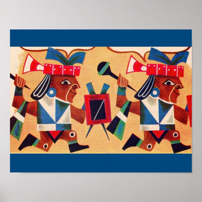 Poster Aztec Aztecs (Devant)