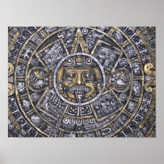 Poster Aztec / Calendrier Maya
