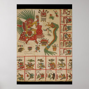 Poster Aztec Codex Borbonicus