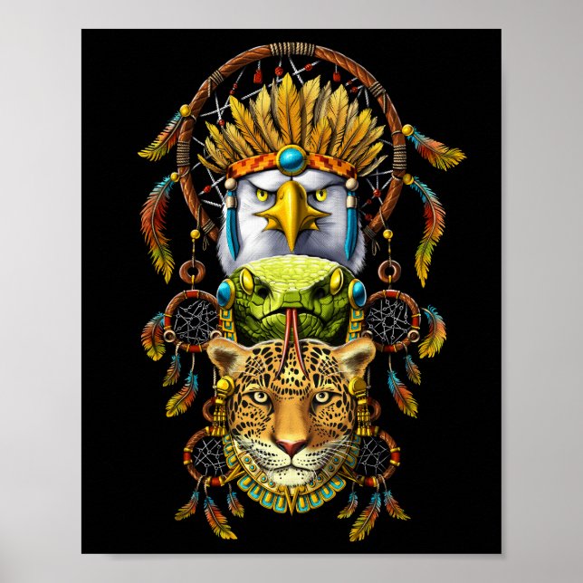 Poster Aztec Dreamcatcher (Devant)