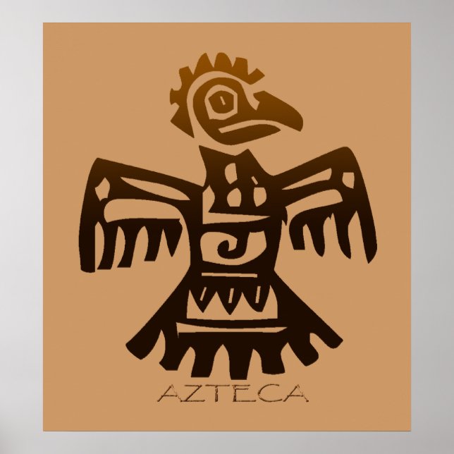 Poster AZTEC ~ Esprit d'oiseaux (Devant)