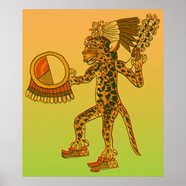 Poster Aztec Jaguar (Devant)