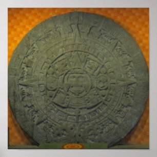 Poster Aztec Sundial