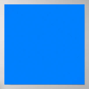 Poster Azure (couleur solide)