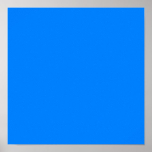 Poster Azure (couleur solide) (Devant)