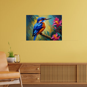 Poster Azure Kingfisher