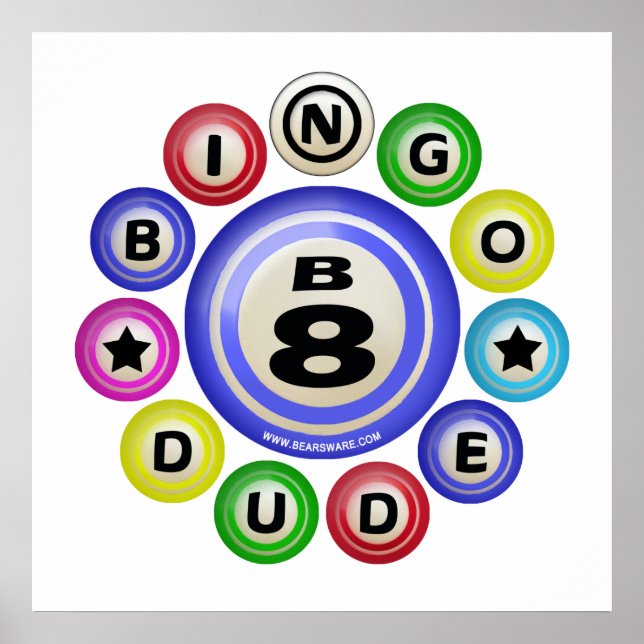 Poster B8 Bingo Dude (Devant)