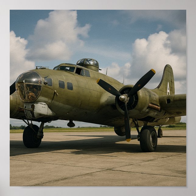 Poster B-17 Flying Fortress Warbird (Devant)