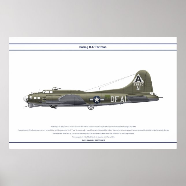 POSTER B-17G USA 324BS 1 (Devant)