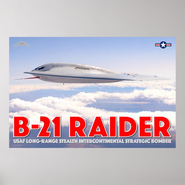 POSTER B-21 RAIDER (Devant)